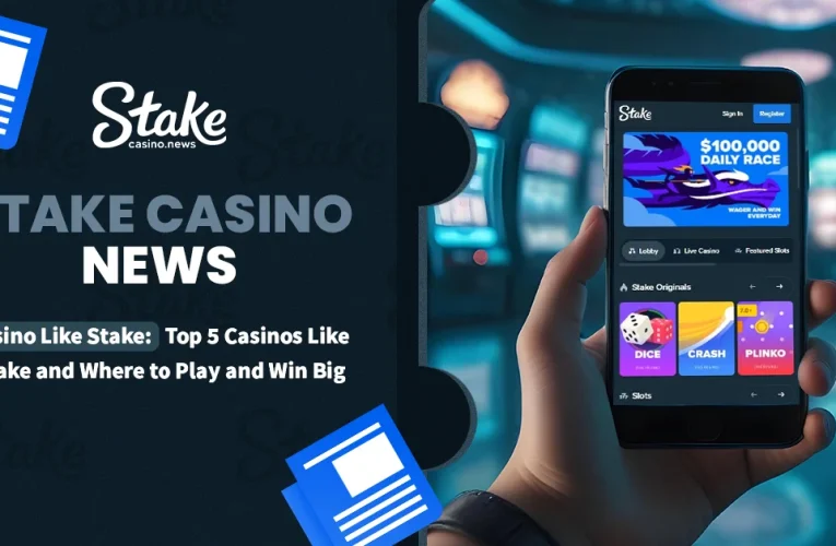 Casino Like Stake: Top 5 Casinos Like Stake and Where to Play and Win Big