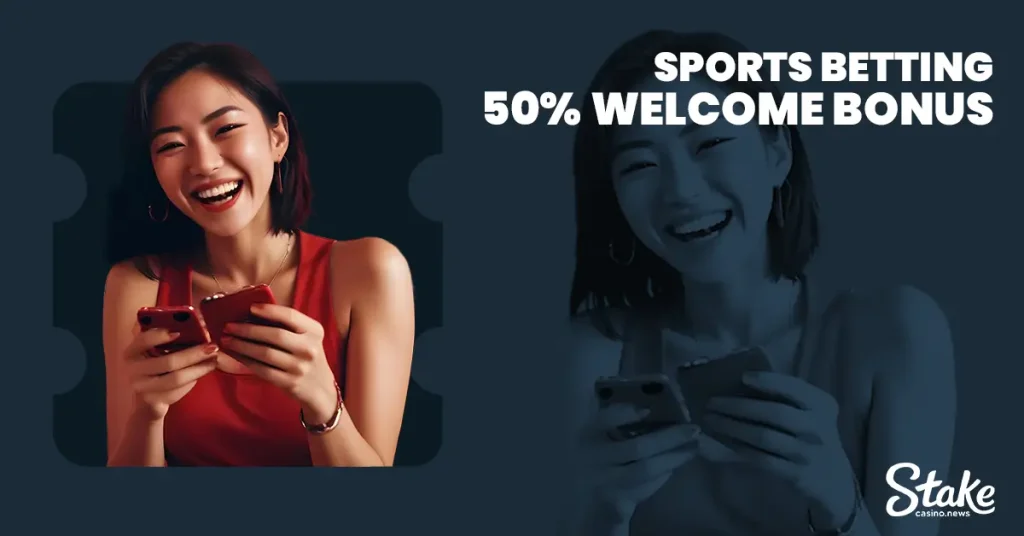 Sports betting 50% welcome bonus